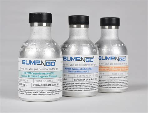 bump test bottle|industrial scientific bump.